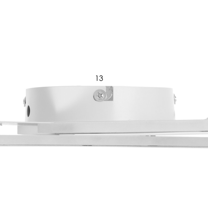 Люстра с ПДУ Люстра с ПДУ "Самолет" LED 110Вт 3000-6000К диммер белый 63х58х5,5 см BayerLux