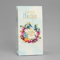 Пакет подарочный без ручек &laquo;Светлый праздник Пасхи&raquo;, 10&times;19.5&times;7 см