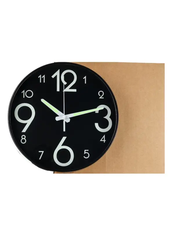 Часы настенные интерьерные &laquo;Классика&raquo;, плавный ход, светящиеся, d=25 см