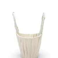 Корзина пластик 16 х 19 х 10 см, ручка__ белый