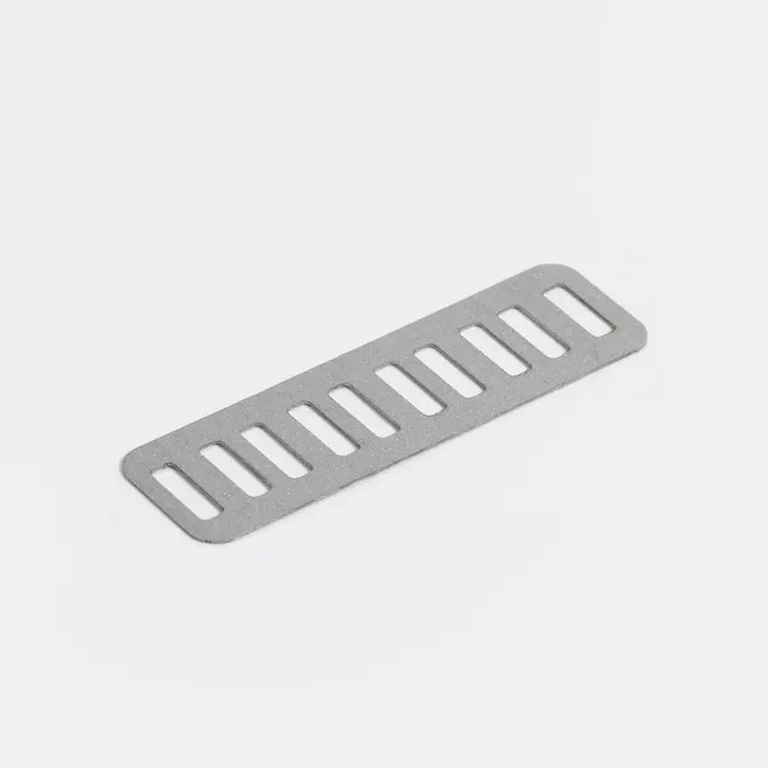 Декоративные элементы на прокол &laquo;Hand made&raquo;, 5.4&times;1 см, 10 шт., цвет серебряный