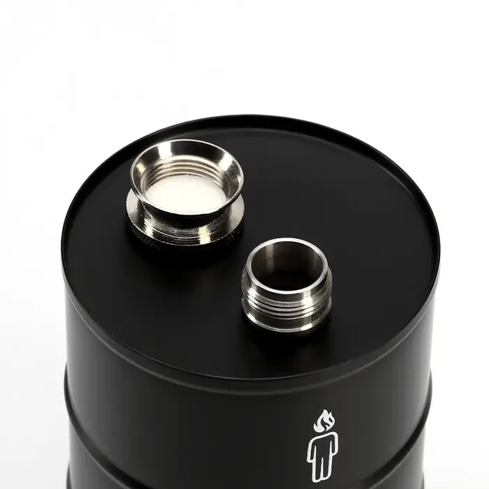 Фляжка &laquo;Запас нефти&raquo;, нержавеющая сталь, 700 мл, 25 oz