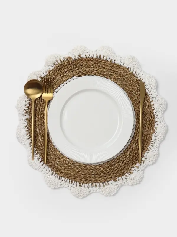 Салфетка сервировочная, 35 см, круглая