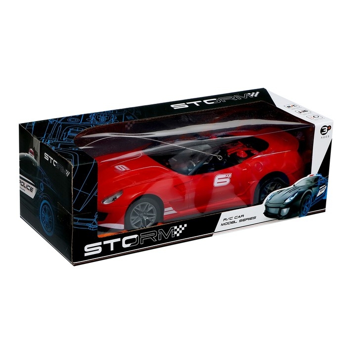 Машина радиоуправляемая «Кабриолет», работает от аккумулятора, цвет красный Машина радиоуправляемая «Кабриолет», работает от аккумулятора, цвет красный