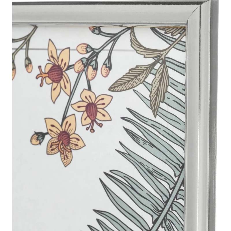 Рамка А3 30x40 см Комус/ATTACHE пластиковый багет 14мм серебристая/глянец