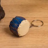 Сувенир брелок &laquo;Барабан&raquo;, 3.5&times;3.5&times;3 см, махагон, МИКС