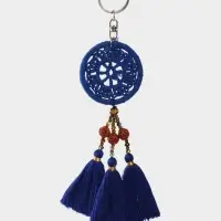 Брелок "Ловец снов" 19 см, цв. синий Брелок "Ловец снов" 19 см, цв. синий
