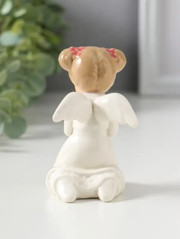 Фигурка керамика &laquo;Ангел-девочка с хвостиками: молитва&raquo;, 8.5&times;6&times;6.5 см