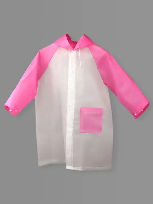 Дождевик детский &laquo;Гуляем под дождём&raquo;, размер XL, ЭВА 140 г, розовый
