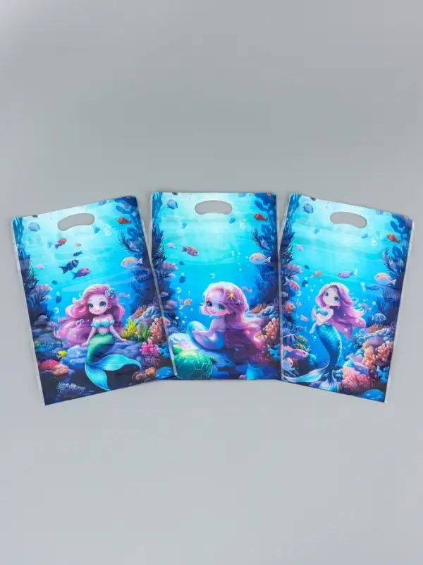 Пакет подарочный, с zip-lock застежкой, &laquo;Русалочка&raquo;, 15&times;23&plusmn;1 см МИКС