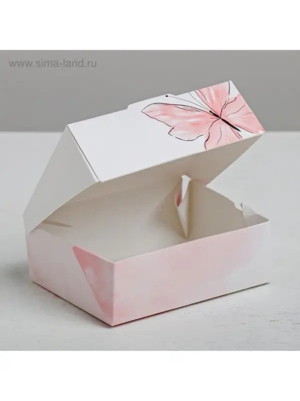 Кондитерская упаковка, коробка с ламинацией «Мечтай», 10 х 8 х 3.5 см Кондитерская упаковка, коробка с ламинацией «Мечтай», 10 х 8 х 3.5 см