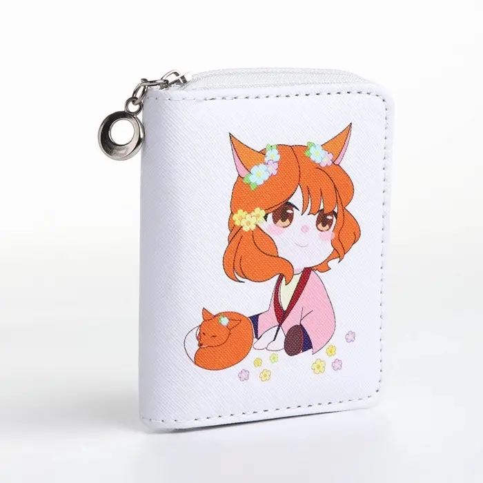 Кошелёк детский на молнии Выбражулька &laquo;Лисичка&raquo;, белый