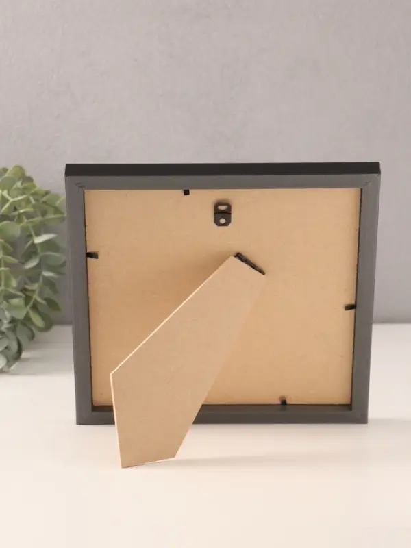 Фоторамка для фото 20&times;20 см &laquo;МИРАМ&raquo;, пластик, чёрный, (пластиковый экран)