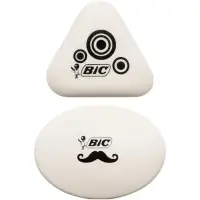Набор ластиков 3 штуки BIC Mini Fun, блистер