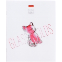 Тетрадь 48л лин "Glass molds", пласт обл с печатью, бл офсет 60-65г/м², 5В МИКС