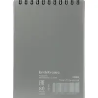 Блокнот А6 ErichKrause Ice Metallic, 80 листов в клетку, МИКС