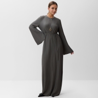 Платье женское MIST Classic collection, макси, размер 44-46, графит