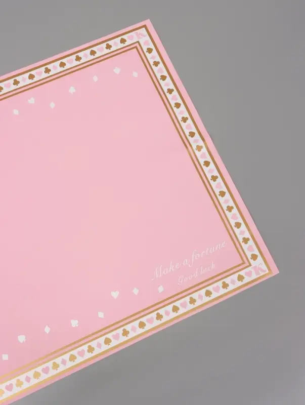 Пленка флористическая для цветов и букетов &laquo;Удача&raquo;, розовая, 57&times;57 см