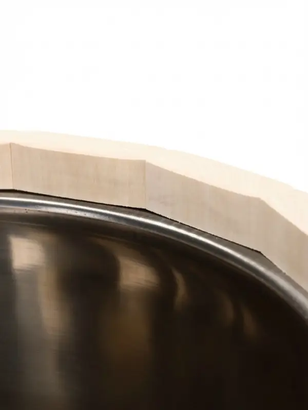 Ведро-запарник для бани и сауны, 20 л, деревянное, нержавеющая вставка