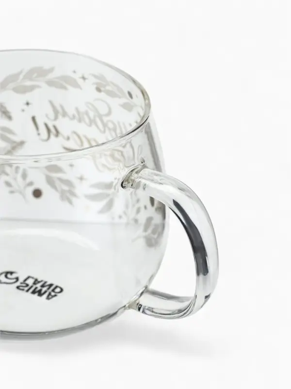 Кружка новогодняя стеклянная &laquo;С Новым годом! Чудесное время&raquo;, 400 мл