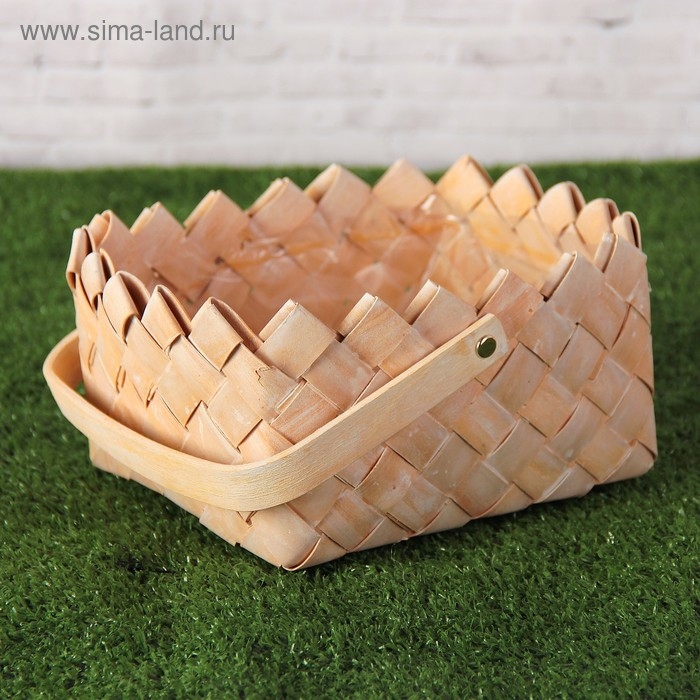 Набор корзин плетеных, 2  шт, лукошко, натуральный, 21×16×22 см, 17,5×12,5×17,5 см Набор корзин плетеных, 2  шт, лукошко, натуральный, 21×16×22 см, 17,5×12,5×17,5 см