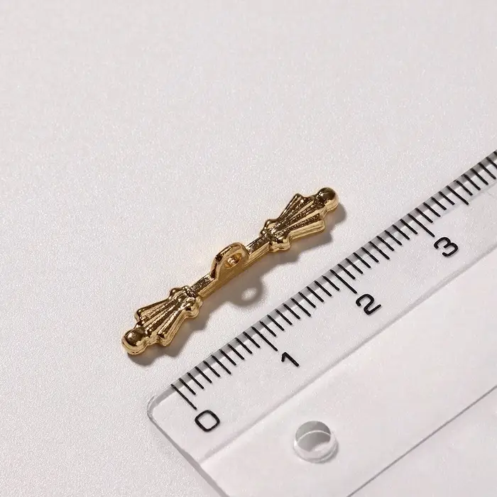 Замок-тоггл «Граф» 5356, (набор 2 шт.), цвет золото