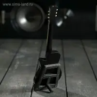 Гитара сувенирная "Gibson Acustic" черная, на подставке 24х8х2 см
