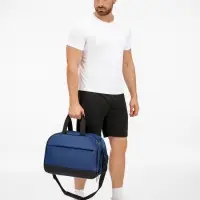 Спортивная сумка Atlantes, синяя с черным