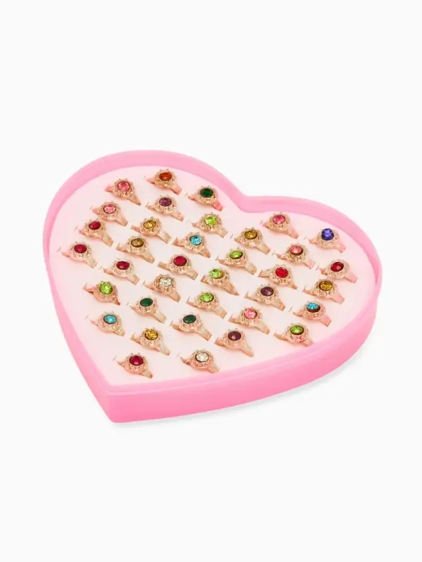 Кольцо &laquo;Выбражулька. Орбита&raquo;, МИКС в золоте, безразмерное