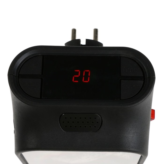 Портативный обогреватель Luazon LTO-09, 500Вт, 23 м², 2 режима, чёрный, евровилка Портативный обогреватель Luazon LTO-09, 500Вт, 23 м², 2 режима, чёрный, евровилка