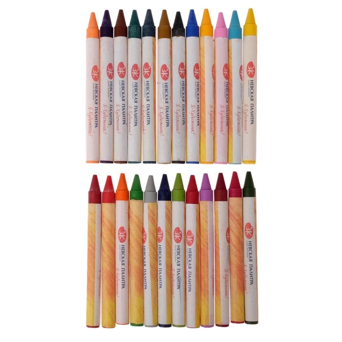 Мелки восковые  Мелки восковые "Я - Художник!", 24 цветов, круглые