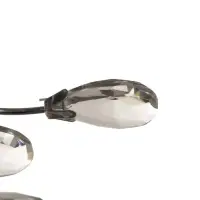 Люстра BayerLux &laquo;Цветы&raquo;, 3&times;40 Вт, Е27, хром, 42&times;42&times;18 см