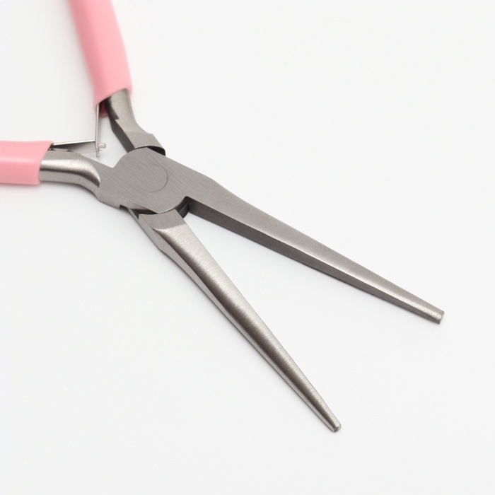 Тонкогубцы для моделирования ногтей, 15 см, цвет розовый Тонкогубцы для моделирования ногтей, 15 см, цвет розовый