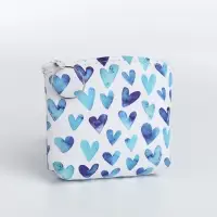 Кошелёк детский &laquo;Сердечки&raquo;, монетница, на молнии, МИКС