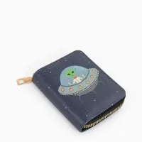 Кошелек дет 07-01-01 Июнь2540 космос, 8,52,510,5 см, 2 отд+отд/молн, д/карт, синий