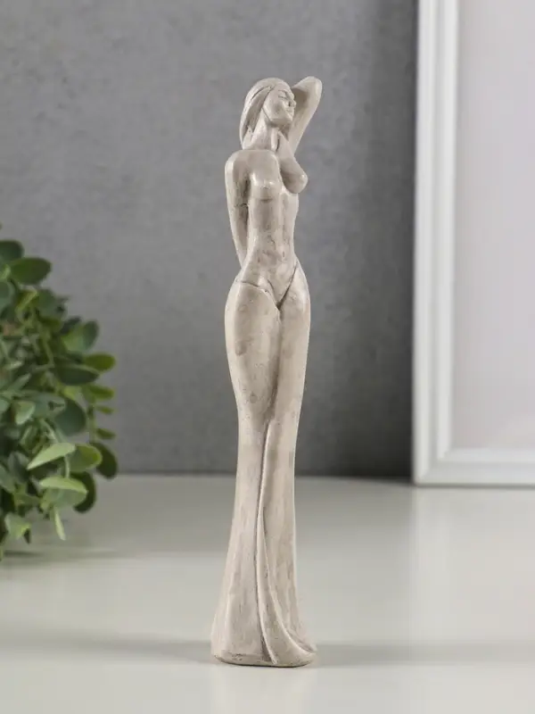 Фигура гипс Фигура гипс "Эстетика" 19,5х5 см, под камень