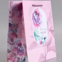 Пакет подарочный "От всего сердца!" ламинированный 18 х 22,3 х 10 см