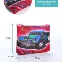 Кошелёк детский &laquo;Тачки&raquo;, маленький, монетница, МИКС