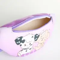 Сумка поясная &laquo;Друзья&raquo; для девочки, на молнии, сиреневая