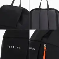 Рюкзак спортивный TEXTURA, на молнии, с карманом, чёрный