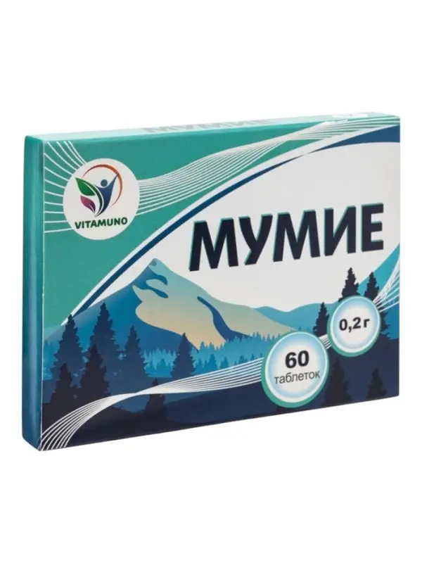Мумие Vitamuno, 60 таблеток по 0.2 г