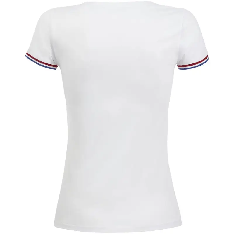 Футболка женская Rainbow Women, белая с ярко-синим, размер S Футболка женская Rainbow Women, белая с ярко-синим, размер S