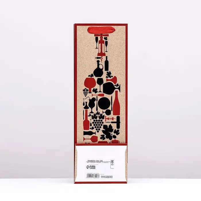 Пакет под бутылку «Сollection», 12×36×9 см