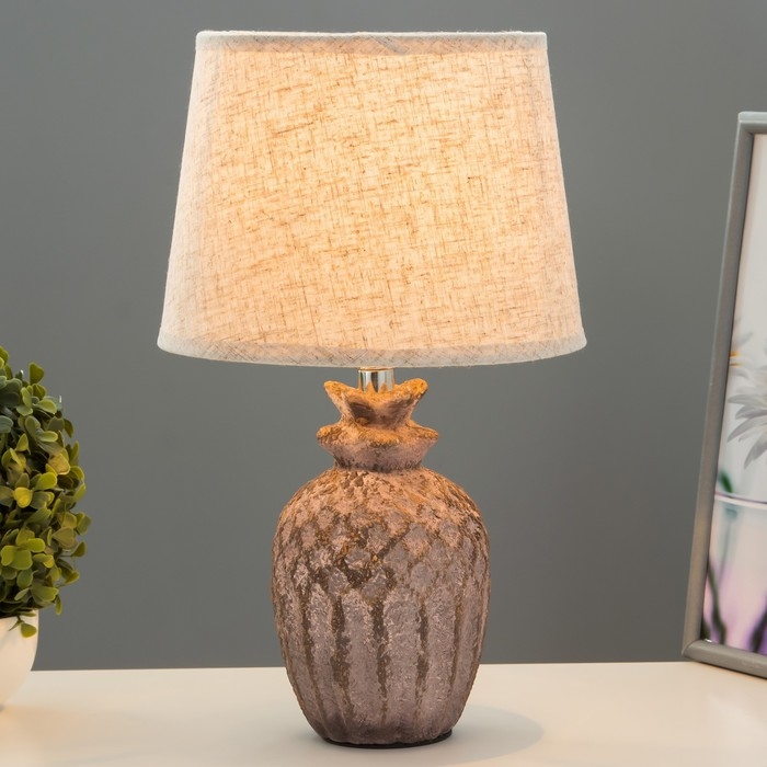 Настольная лампа Настольная лампа "Ананас" Е14 40Вт 22х22х30 см RISALUX