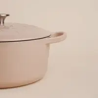 Кастрюля SL Home, 6 л, d=28 см, h=12.5 см, индукция, с эмалированным покрытием, чугун, бежевая