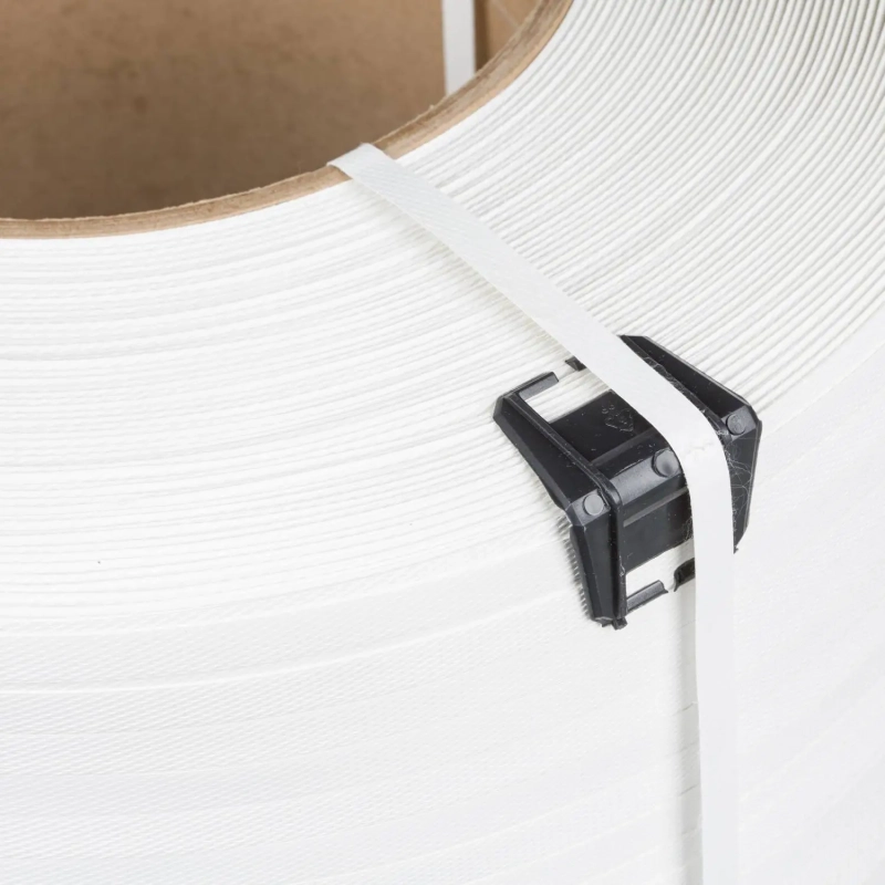 Стреппинг лента Полипропиленовая 12мм х 0,6 (3000 м.) Белая