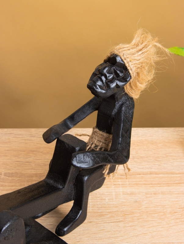 Сувенир «Аборигены на качелях», 33×8×22 +/- 2 см, дерево Сувенир «Аборигены на качелях», 33×8×22 +/- 2 см, дерево