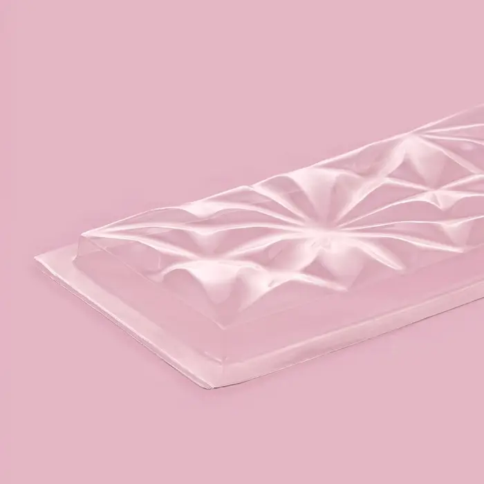 Форма для шоколада «Цветок», пластик, 20,5×10,5×1,5 см, прозрачная Форма для шоколада «Цветок», пластик, 20,5×10,5×1,5 см, прозрачная