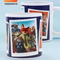 Кружка керамическая в коробке &laquo;Лесные зверята&raquo;, 320 мл