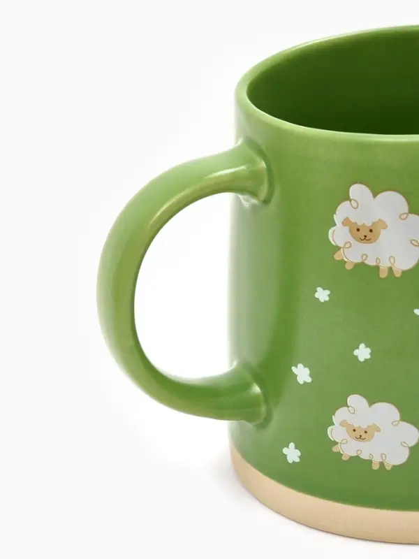 Кружка чайная керамическая «Барашек», 360 мл, ручная работа Кружка чайная керамическая «Барашек», 360 мл, ручная работа